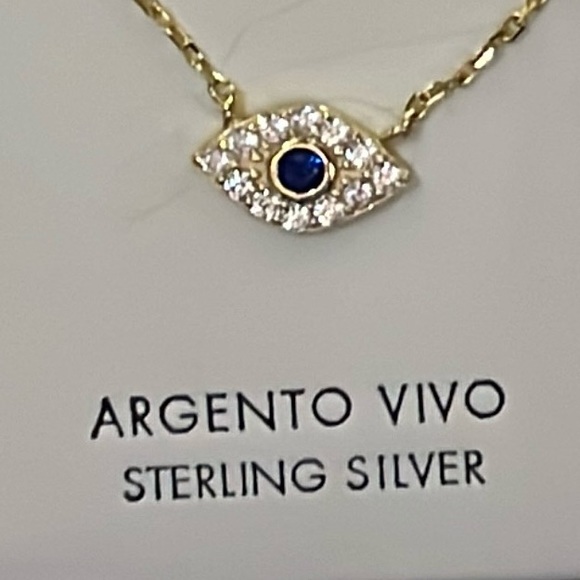 NIB NYC 1997 ARGENTO VIVO STERLING SILVER Necklace new in box - Picture 4 of 4